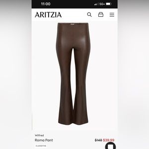 Aritzia Size 00 - Roma Pant